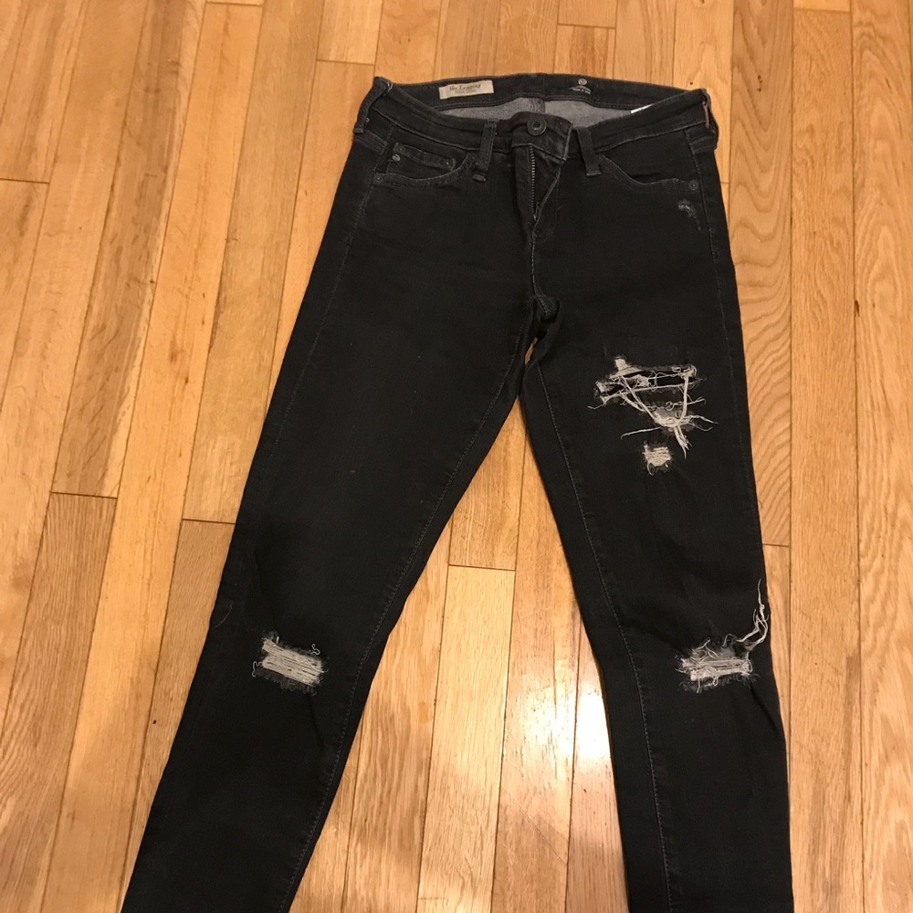 AG jeans. Size 25. Skinny/distressed